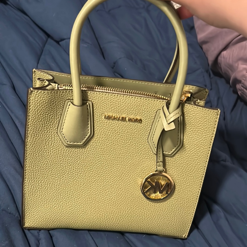 Michael kors small green purse